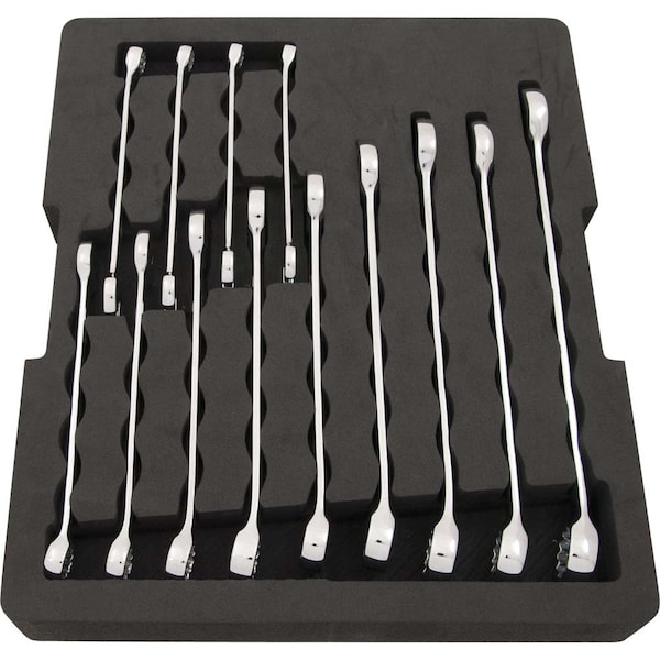 TONE　COMBINATION　TOO L  SET Dynamic Tools 14 Piece Metric Combination Wrench Set With Foam